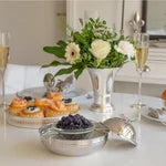 Edzard Sturgeon Caviar Bowl Set, Stainless Steel