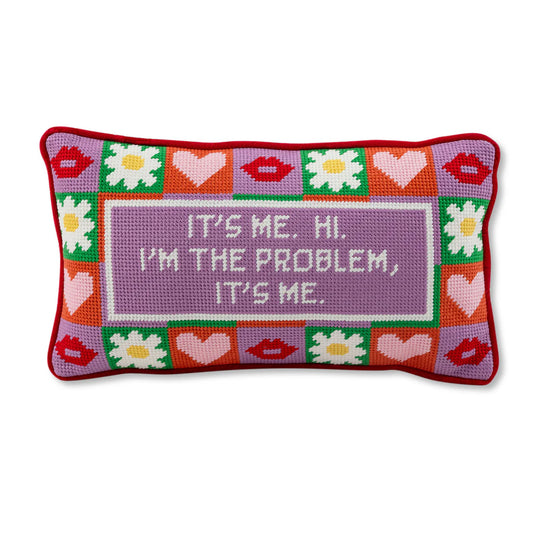Furbish It's Me Needlepoint Pillow