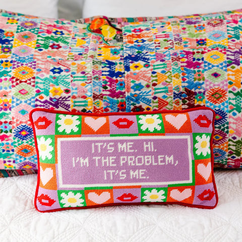 Furbish It's Me Needlepoint Pillow
