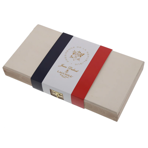 Laguiole Jean Dubost Elysee Steak Knives 1.2mm Closed Box (Set of 6)