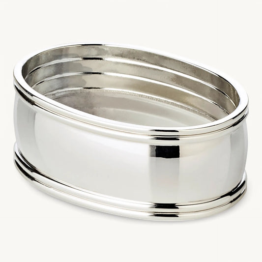 Edzard - Thread Oval Napkin Rings (Set of 4)