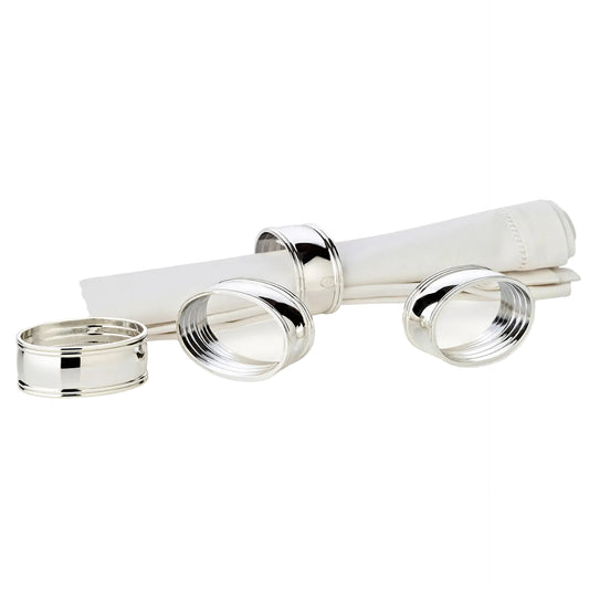 Edzard - Thread Oval Napkin Rings (Set of 4)