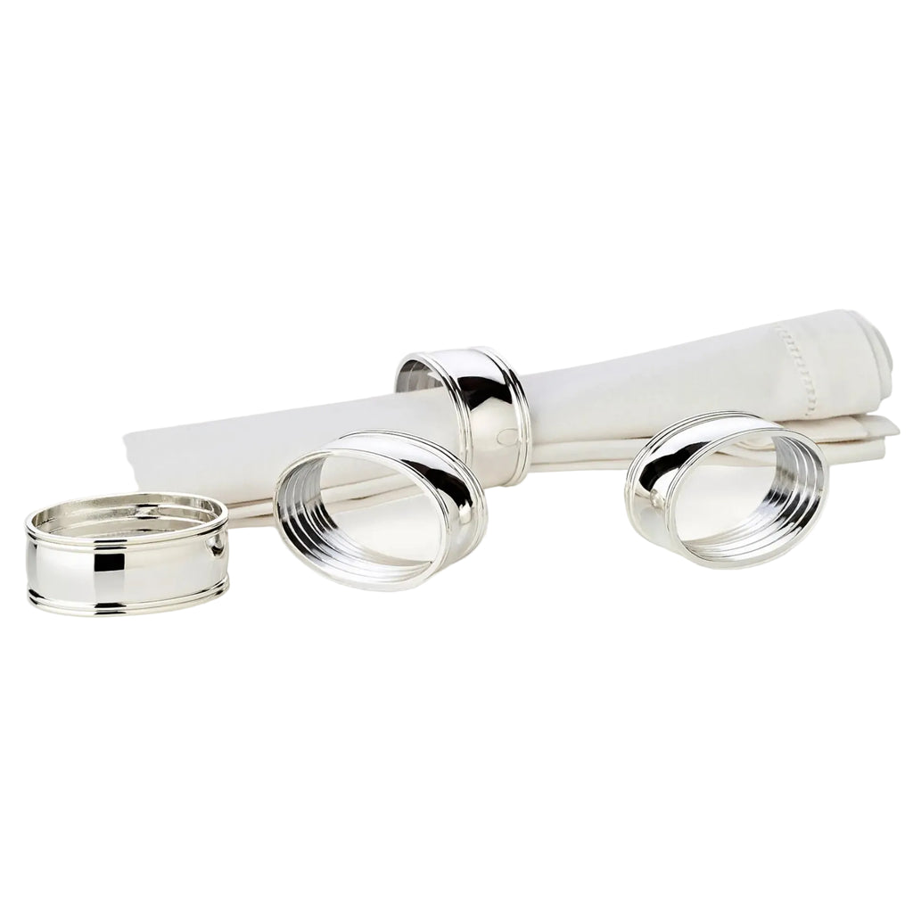 Edzard - Thread Oval Napkin Rings (Set of 4)