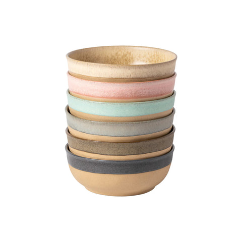 Arenito Poke Bowl 19cm (Set of 6 - Multicolour)