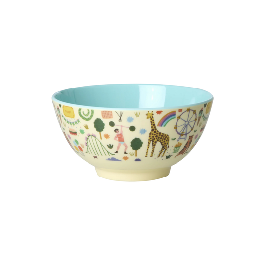 Rice Fun Fair Melamine Medium Kids Bowl 700ml
