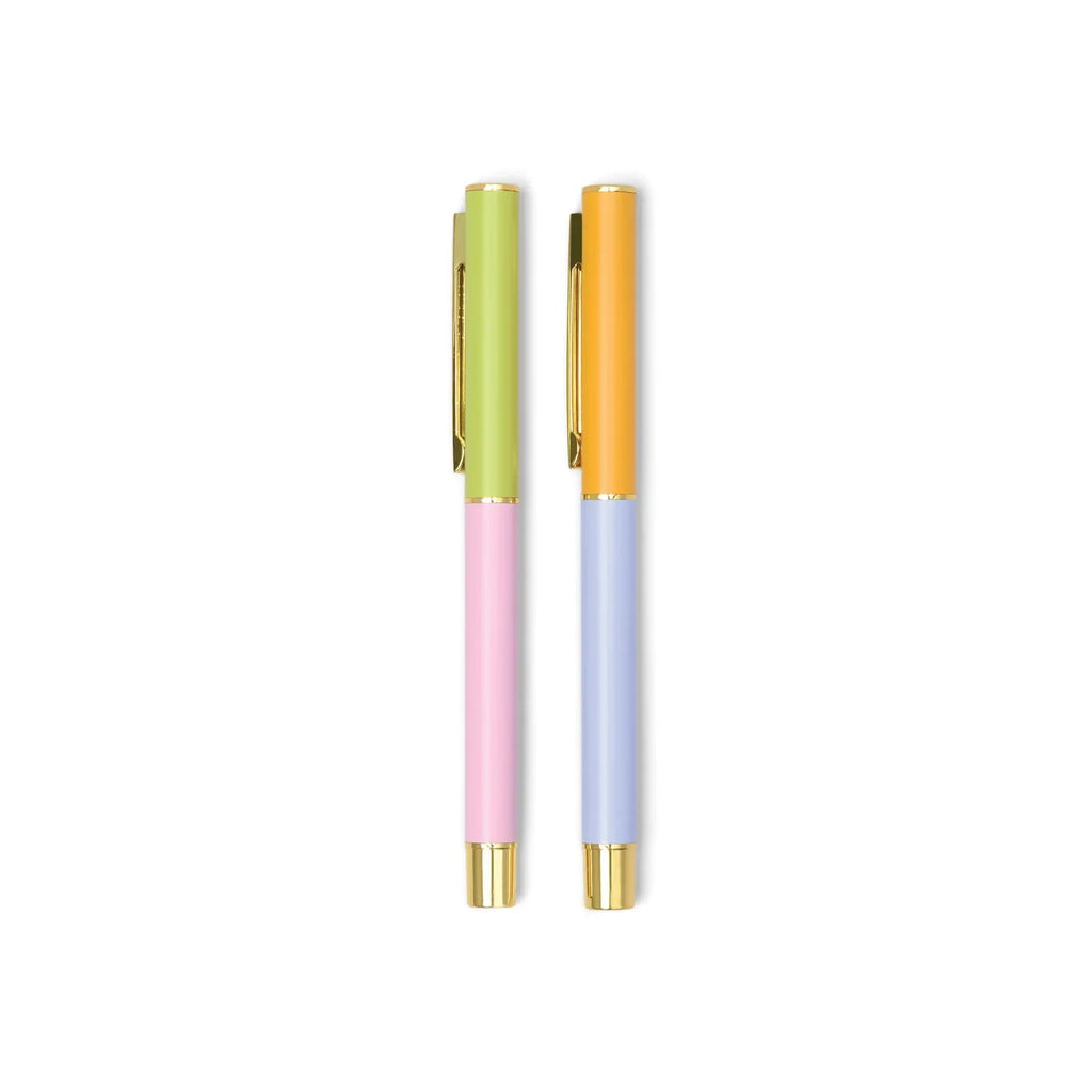 Gentlemen's Hardware Colour Block Pens - Lilac & Cornflower (Set of 2)