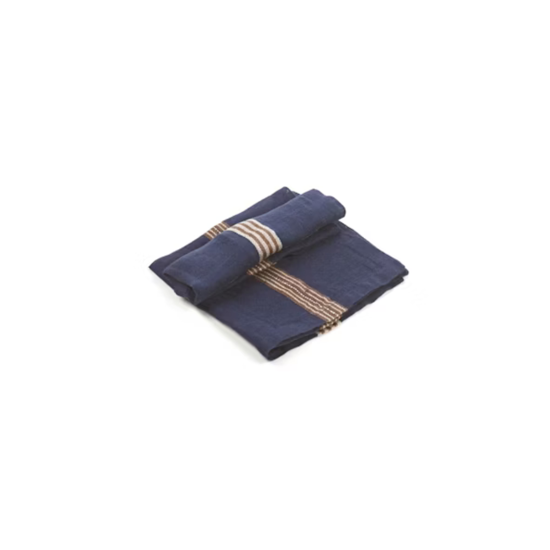 Libeco Noa striped linen napkin, additional view