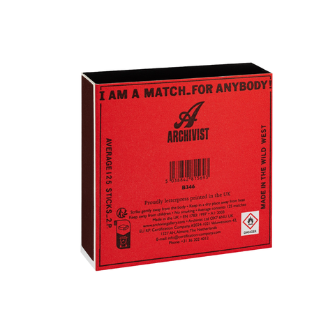 Archivist Square Matchbox - Cowgirl