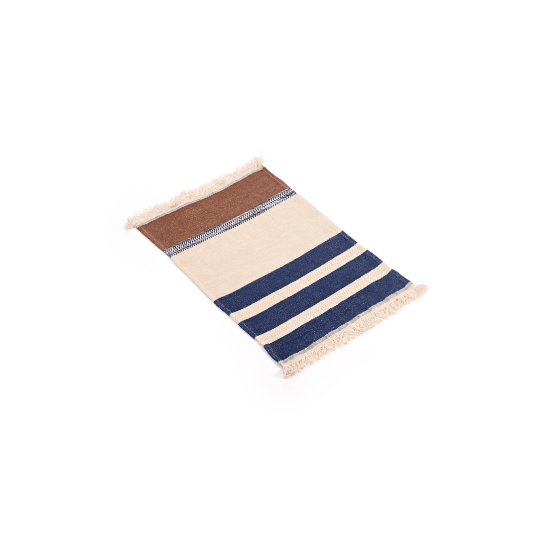 Libeco Marina Stripe indigo placemat, additional view