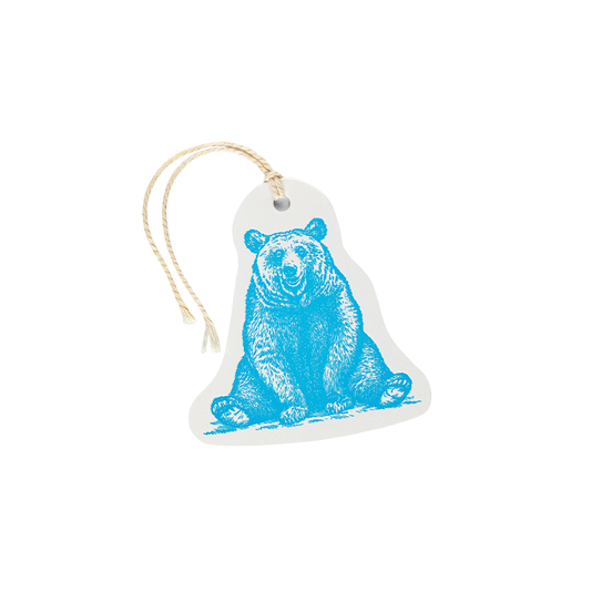 Archivist Gift Tag Pack of 3 - Bear