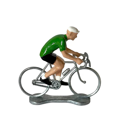 Bernard & Eddy Cyclist Position 1 hand-painted miniature figurine – view 3