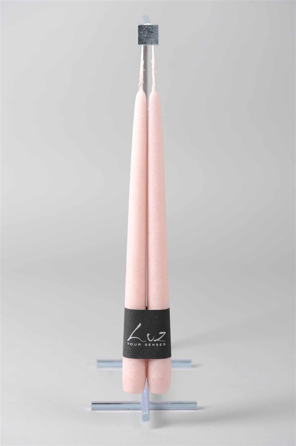 Rasteli - Luz Your Senses Velours - Pair of Tapers - Ø 2.2 cm x L 30 cm, view 5