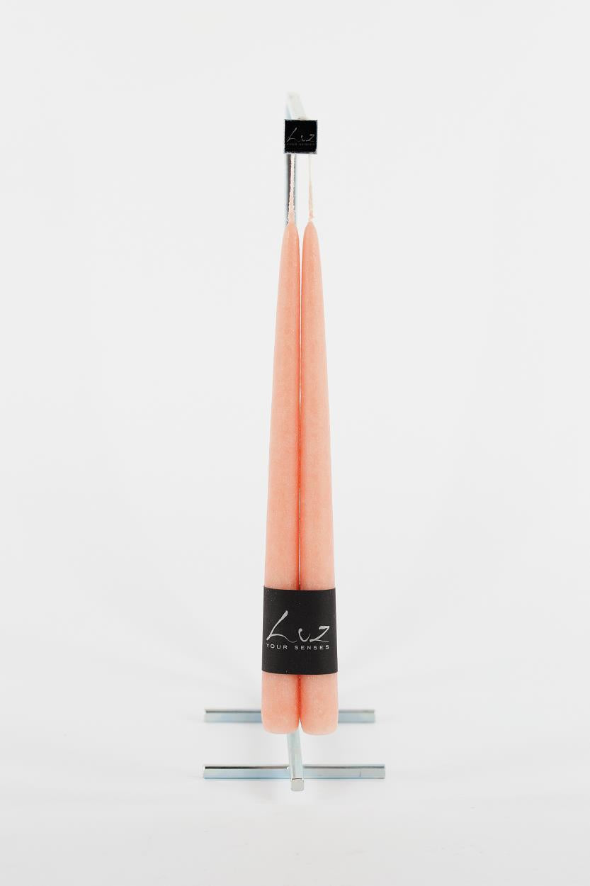 Rasteli - Luz Your Senses Velours - Pair of Tapers - Ø 2.2 cm x L 30 cm, view 4
