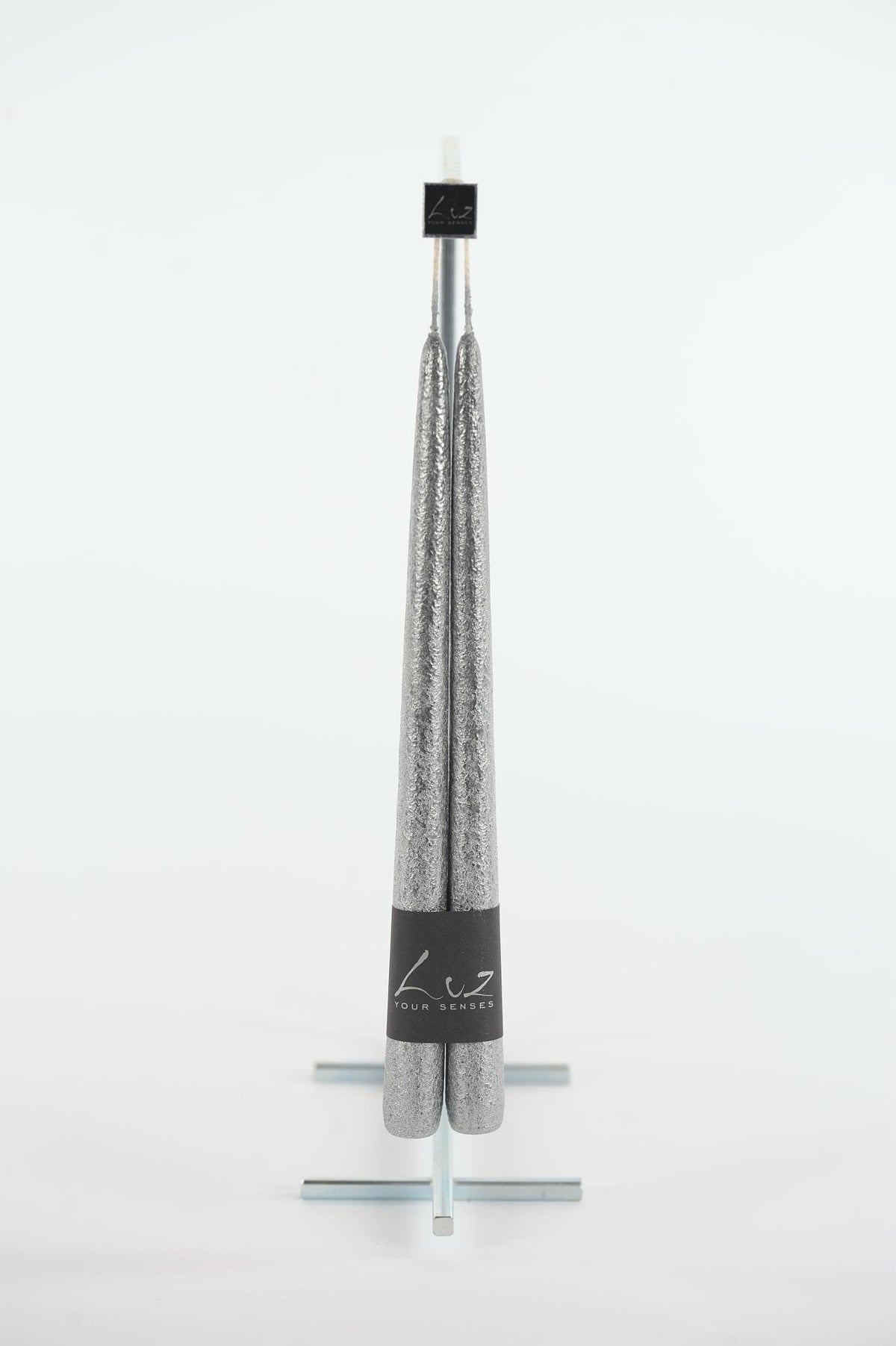 Rasteli - Luz your Senses Rustic Metal - Pair of Rustic Tapers - L 30 cm x Ø 2.2 cm, view 4