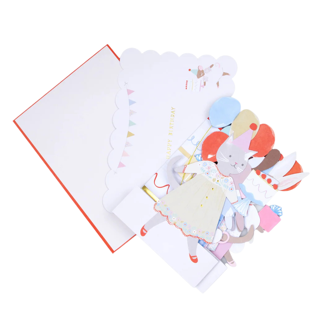 Meri Meri Animal Friends Birthday Card