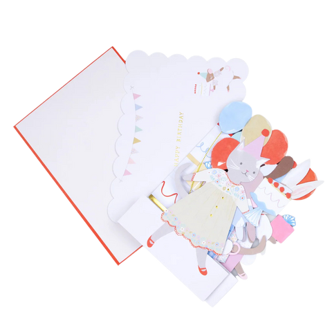 Meri Meri Animal Friends Birthday Card