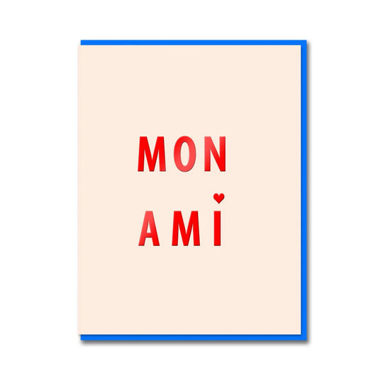 French Twist Mon Ami Greeting Card