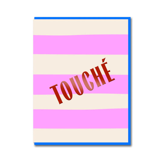 French Twist Touché Greeting Card