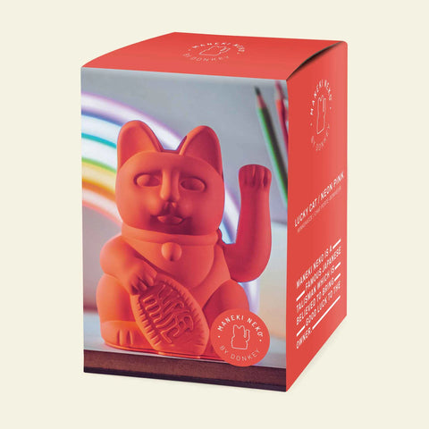 Donkey Lucky Cat Neon Orange