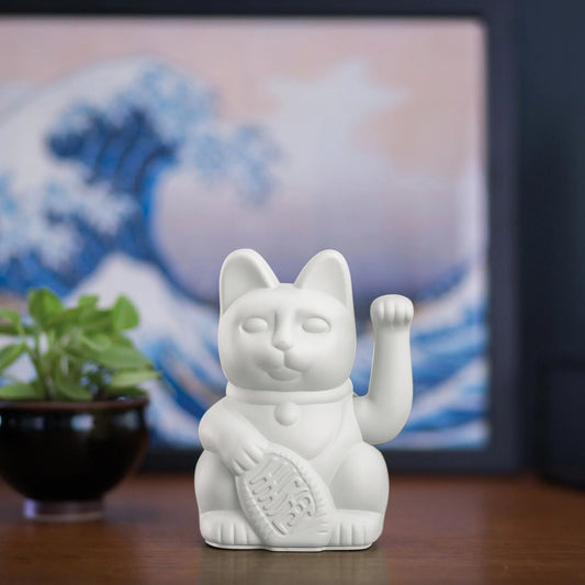 Donkey Classic Lucky Cat White