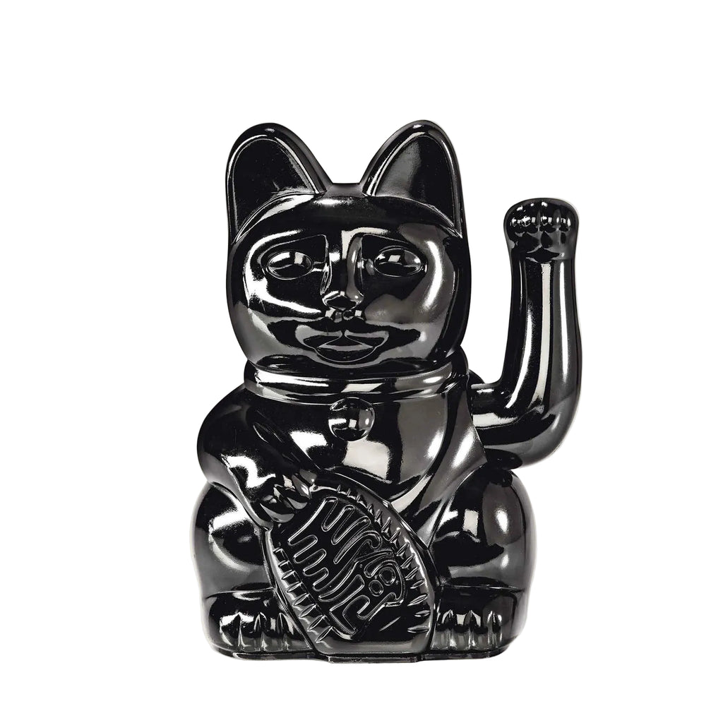 Donkey Lucky Cat Glossy Black