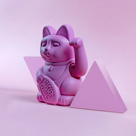 Donkey Lucky Cat Winkekatze Hot Pink