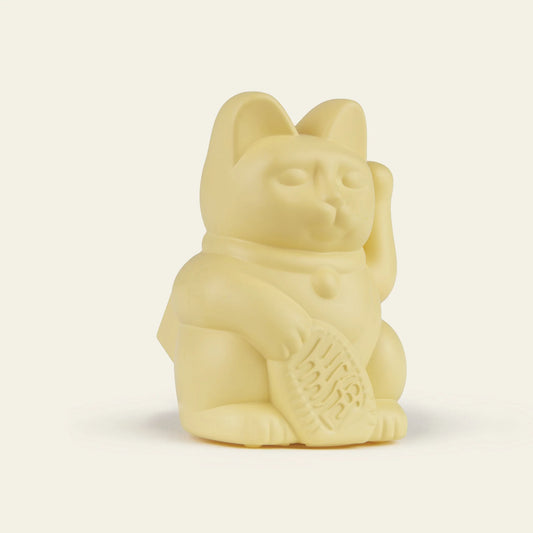 Donkey Lucky Cat Mini Solar Yellow