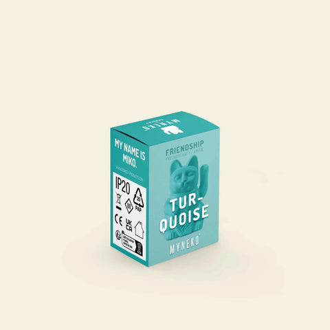 Donkey Lucky Cat Solar Turquoise