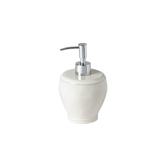 Costa Nova Fontana white soap and lotion pump 11cm