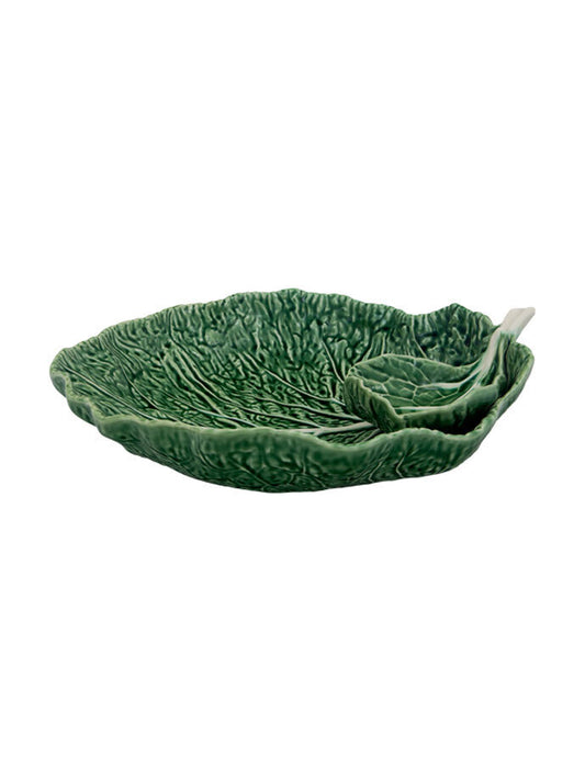 Bordallo Pinheiro Cabbage Leaf With Bowl 34cm