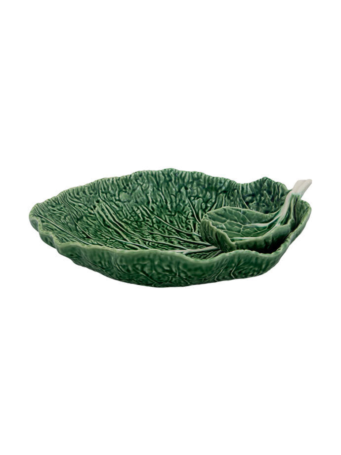 Bordallo Cabbage Leaf With Bowl 34 cm