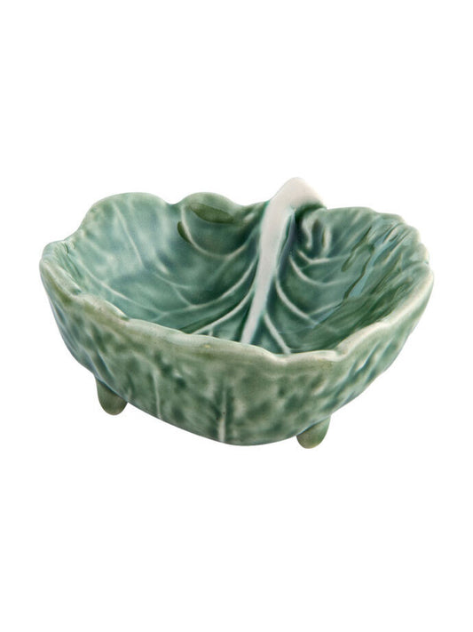 Bordallo Pinheiro Cabbage Leaf dish 9cm, view 2