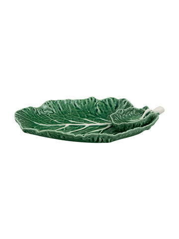 Bordallo Cabbage Leaf With Bowl 28 cm