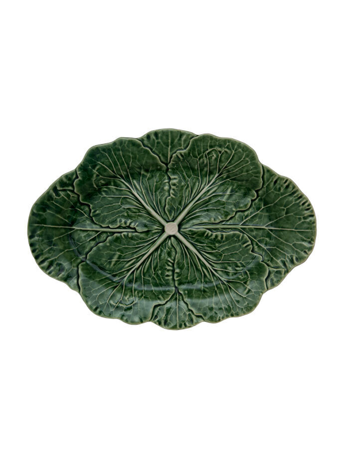Bordallo Cabbage Oval Platter 43 cm