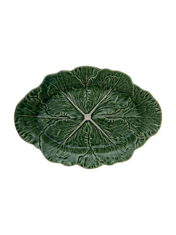 Bordallo Cabbage Oval Platter 43 cm