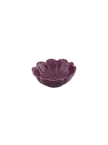 Bordallo Flora Purple Bowl