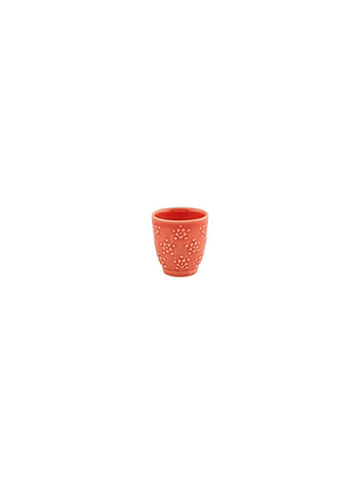 Bordallo Flora Salmon Coffee Cup