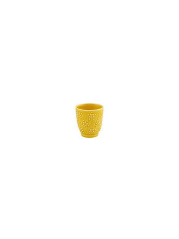 Bordallo Flora Yellow Coffee Cup