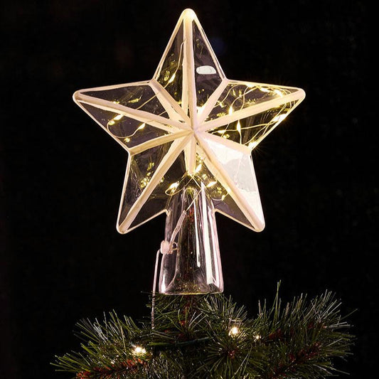 Agnes Star Christmas Tree Top Light 22cm, view 2