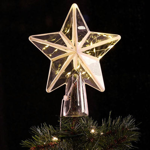 Agnes Star Christmas Tree Top Light 22cm