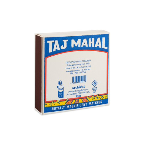 Archivist Square Matchbox - Taj Mahal