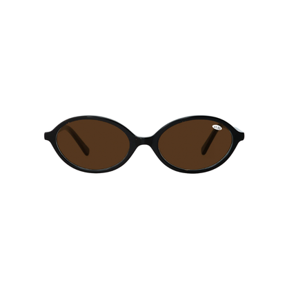Frank and Lucie Sunreader Eyedoll Carolyn (Iced Coffee) with a sleek, slim frame