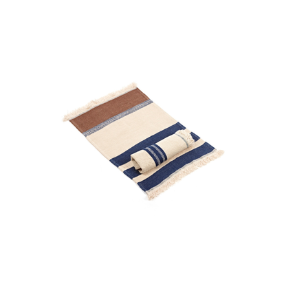 Libeco Marina Stripe indigo placemat, additional view