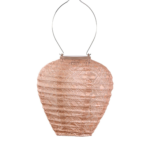 Lumiz Mosaic Pink Balloon LED Solar Lantern