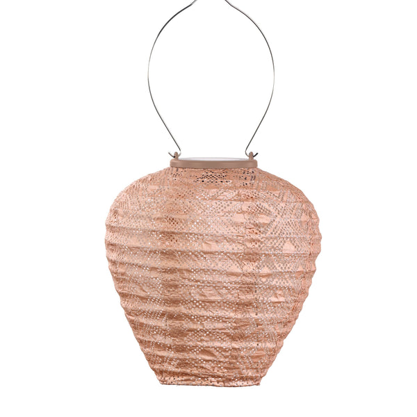 Lumiz Mosaic Pink Balloon LED Solar Lantern