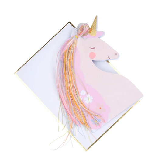 Meri Meri Unicorn Birthday Card