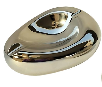 Assorted Nickel Cigar Ashtray (2 Pieces Set)