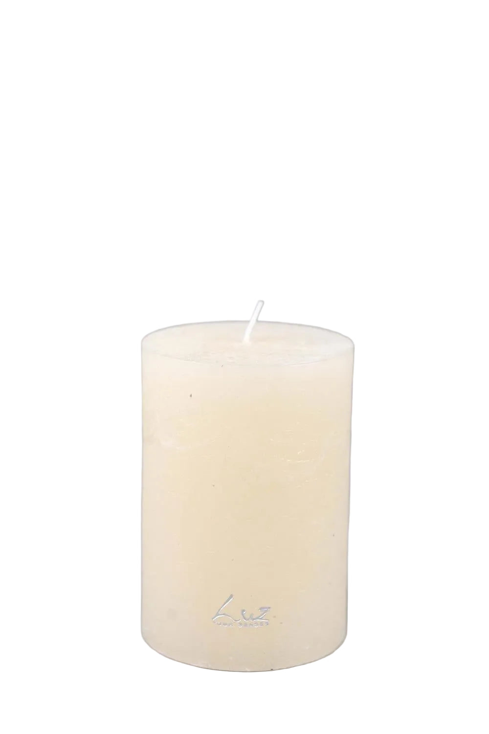 Rasteli Luz Your Senses Rustic cylindrical candle in White Asparagus
