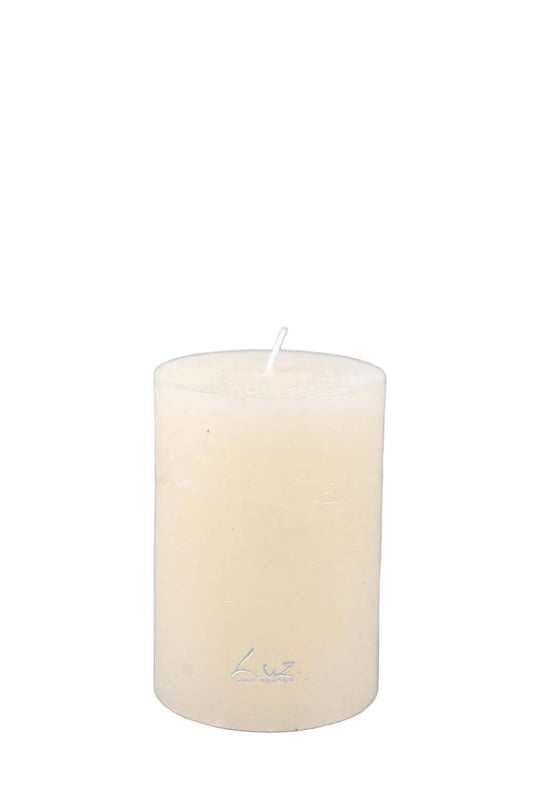 Rasteli - Luz Your Senses Rustic - Cylindrical Candle in White Asparagus