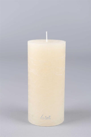 Rasteli - Luz Your Senses Rustic - Cylindrical Candle in White Asparagus